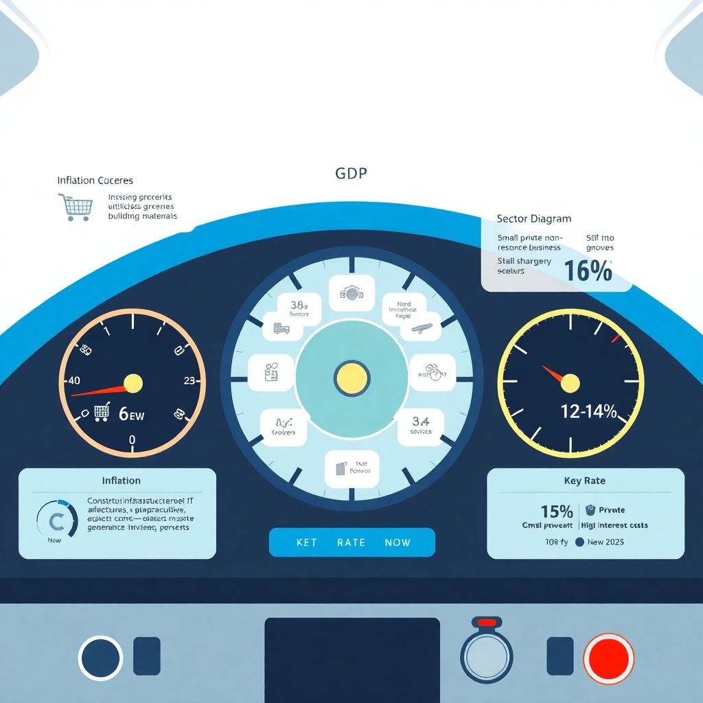 Ключевые экономические показатели России простыми словами: инфляция, ВВП, ставка ЦБ